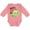 Mauve, variant on Grammy Loves Me- Cute Turtle Boys or Girls Long Sleeve Baby Bodysuit