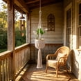 thumbnail image 6 of Macrame Plant Hanger Indoor - Hanging Planter for Plants Holder, Boho Hanging Planter Basket with Cascading Tassels, for Indoor Outdoor Home Decor, 6 of 7
