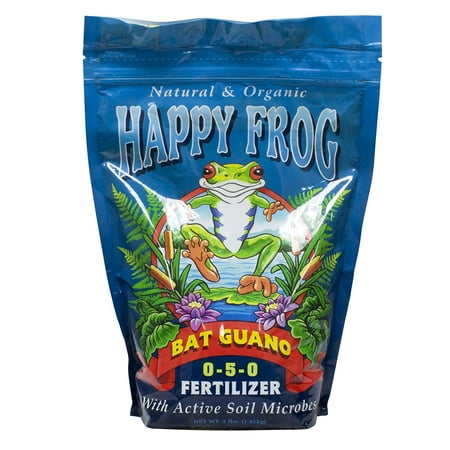 FoxFarm FX14056 FoxFarm Happy Frog High Phosphate Bat Guano Fertilizer, Happy frog high phosphorus bat guano fertilizer is perfect for gardeners who want the extra.., By Fox (Best High Phosphorus Fertilizer)