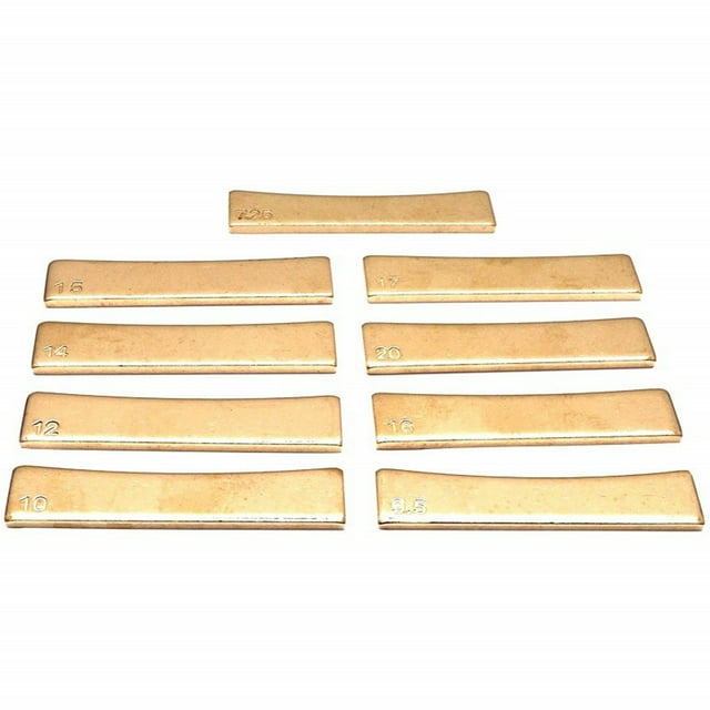 VONKY 9 Pcs/set Electric Acoustic Guitar Neck Fingerboard Fret Inlay Tool Luthier Pressure Fret Tool