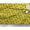 thumbnail image 3 of Soimoi Poly Georgette Fabric Text & Football Sports Print Fabric by Yard 42 Inch Wide, 3 of 3