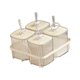 thumbnail image 5 of Caja de condimentos dividida con cuchara, contenedor de almacenamiento de azúcar, tarro de condimentos, tarro de condimentos para comedor, fiesta, 4 cuadrícula, 5 of 8
