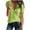 Green, variant on LYXSSBYX Short Sleeve Womens Tops Hot Sale Summer Womens Solid Color Tops V-Neck Short Sleeve Casual Loose T- Blouse