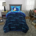 thumbnail image 4 of Sonic Kids 2-Piece Twin/Full Comforter Set, Reversible, Microfiber, 4 of 11