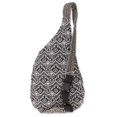 thumbnail image 2 of KAVU Rope Bag - Compact Lightweight Crossbody Sling - Black Batik, 2 of 2