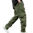 thumbnail image 3 of Avtoify Men's Solid Color Sports Multi Pocket Workwear Casual Fashionable Mens Shorts Pants, 3 of 8