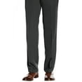 thumbnail image 5 of Salvatore Exte Men's Suit Modern Two Button Jacket Flat Front Pants Striped Charcoal, 5 of 6