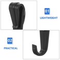 thumbnail image 5 of Headlamp Clips Hook Hard Hat Workers Night Construction Work Plastic Black for Securing Headlamps 20Pack, 5 of 5