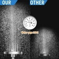 thumbnail image 3 of Tête de Douche Haute Pression, Fixe Tête de Douche Anti-Colmatage Tête de Douche Anti-Pluie avec Luxe Moderne Chrome, 3 of 5