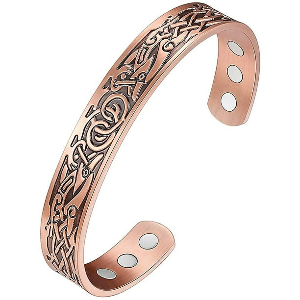Copper Bracelet, 100% Copper Healing Bracelet, Copper Beaded