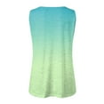 thumbnail image 6 of adviicd Women's V-Neck Basic Solid Color Tank Tops – Flowy Casual Sleeveless Styles for Effortless Summer Comfort (Light Green,XL), 6 of 6