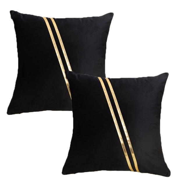 Funda de almohada suave y cómoda, almohada de felpa familiar sencilla, 2 uds.
