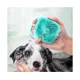 thumbnail image 4 of Cepillo suave 2 en 1 para mascotas, cepillo de masaje para baño y aseo de silicona para perros (azul + rosa) (4-d-1) Color color 4, 4 of 5
