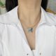 thumbnail image 3 of 2 piezas de joyería minimalista personalizada para collares a juego de mariposas para mujer, 3 of 5