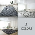 thumbnail image 7 of Fluffy Bedroom Rugs, Shaggy Geometric Design Area Rug, For Girls Baby Room Kids Living Room Home Decor Floor Carpet, 7 of 7