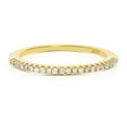 thumbnail image 4 of Vir Jewels 1/6 CTTW Diamond Wedding Band Women in 10K Yellow Gold Round Pave Prong Set Petite, 4 of 7