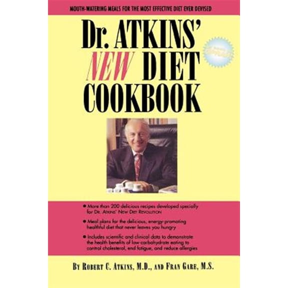 Pre-Owned Dr. Atkins' New Diet Cookbook (Paperback) 087131794X 9780871317940