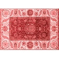 thumbnail image 1 of Ahgly Company Machine Washable Indoor Rectangle Abstract Red Modern Area Rugs, 5' x 7', 1 of 4
