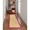 thumbnail image 3 of Linon Home Décor Athena Sisal and Red, 2.6' x 8', 3 of 5