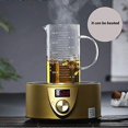 thumbnail image 3 of 26-27 500ml Glass Measuring Cup Measuring Jug with Scale Heat-Resistant Transparent Glass Cup with Glass Lid Measuring Container for Microwave Milk Co, 3 of 5