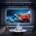 thumbnail image 2 of Yimiti 5G Wifi And Bt5.4 1080P Projector:For Android13 System,4K Video,Portable Outdoor,Us, 2 of 8