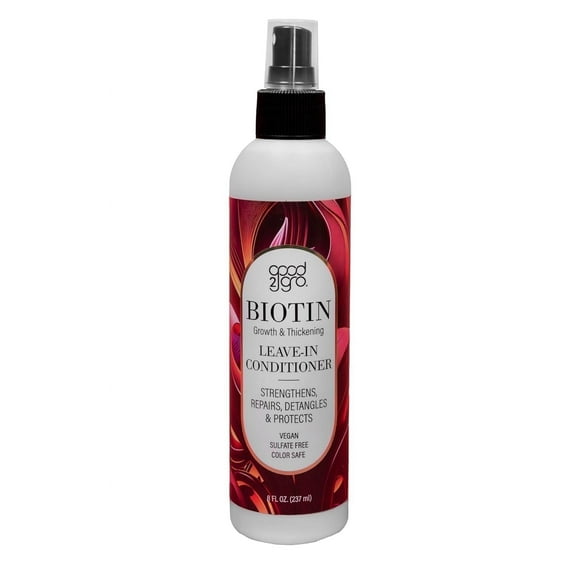 Good2Gro Biotin Leave-In Conditioner, 8 fl oz, Sensitive Scalp, Collagen Moisture