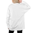 thumbnail image 2 of Women's Gameday Couture White Baylor Bears Mind Games Oversized Long Sleeve T-Shirt, 2 of 5