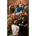 thumbnail image 3 of Circle Of Carlo Maratta 12x18 Black Modern Framed Museum Art Print Titled - The Virgin of the Immaculate Conception with Saints Catherine of Alexandria,&nbsp;Augustine&nbsp;Of Hippo, Nicholas of Bari,, 3 of 5