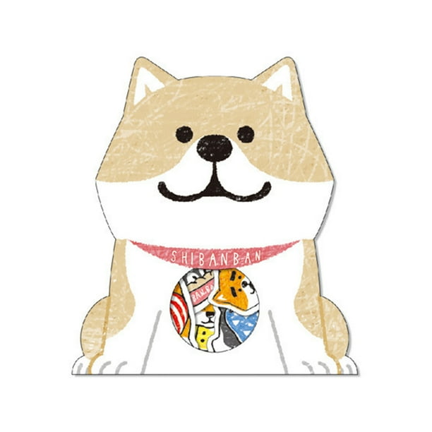 30 Uds Collage diario pegatina creativa perro lindo pegatina Kawaii para botella de cuaderno