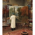 thumbnail image 3 of Julius Sergius Klever 20x23 Black Modern Framed Museum Art Print Titled - In His Studio (1909), 3 of 5