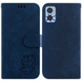 thumbnail image 2 of Compatible avec Motorola Moto E22/ E22i Étui Portefeuille Folio à Rabat Embossé Tiger Mignon avec Porte-Cartes, 2 of 5