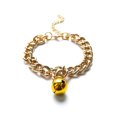 thumbnail image 1 of Training Dogs Collar Cat Pets Cuban Link Thick Chain Necklace Gold 6/8/10inch, 1 of 4