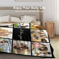 thumbnail image 6 of Personalised Blankets for Adults, Personalised Photo Blankets, Custom Blanket with Pictures, Personalised Gifts for Women Men, Personalised Birthday Gifts for Best Friends, 6 of 6