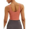 thumbnail image 3 of 2-pcs Women's Comfy Sports Bras Padded Gym Workout Longline Crop Top Sleeveless Running Yoga Crop Tank Tops, 3 of 6