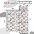 thumbnail image 5 of White Halloween Skull Pumpkin Spider Pattern Toddler Nap Mats for Kids Preschool,60"x20" Sleeping Mat Bag or Kids,Toddler Sleeping Bag,Toddler Nap Mat or Daycare, 5 of 6