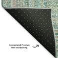 thumbnail image 5 of Addison Rugs Mayfield Premium Machine Washable Transitional Geometric Teal Rectangle Rug, 10' x 14', 5 of 7