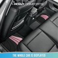 thumbnail image 3 of Road Comforts Car Floor Mats Full Set Front Rear Car Floor Mats with Aluminum Design AntiSlip Backing AllWeather Protection TrimtoFit Car Mats for Most Sedans SUVs  Pink, 3 of 9