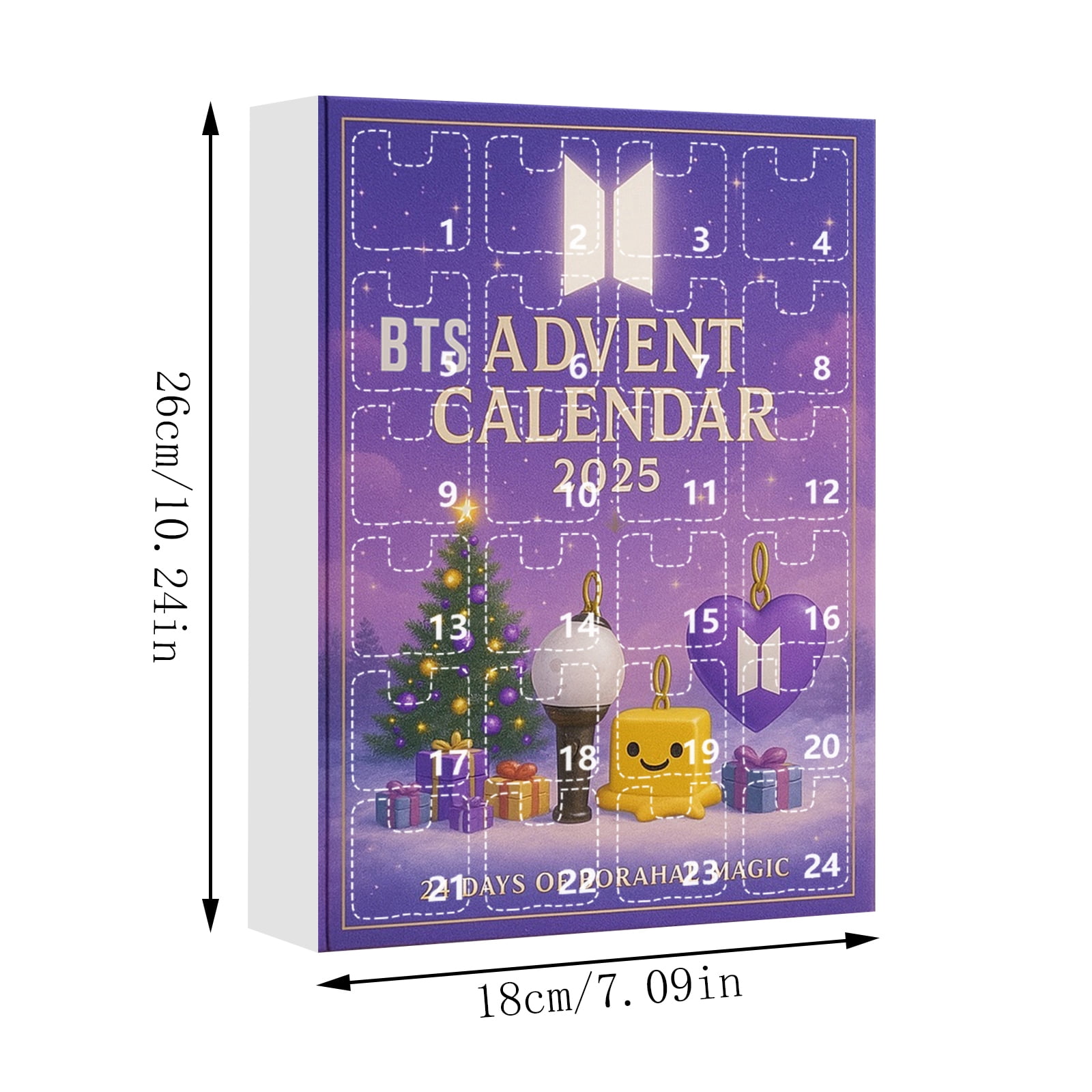 BTS Advent Calendar 2025 · 24-Day BTS Collector Ornaments, Chibi