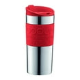 thumbnail image 2 of Bodum - Coffee Set - Coffee Press, Travel Mug, Glass Mug, Spoon - Red, 2 of 5