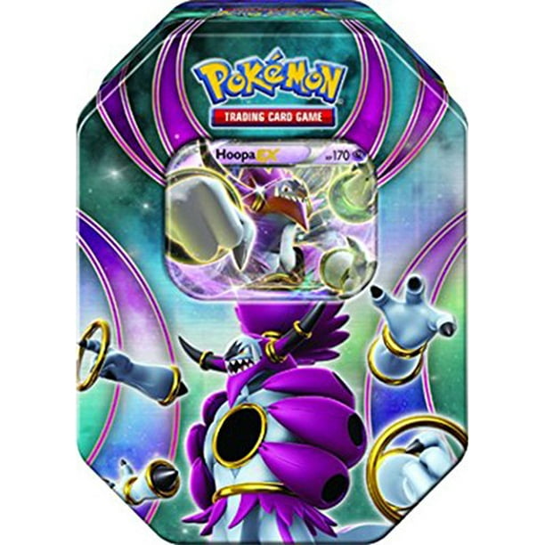 Pokemon Hoopa Ex Power Beyond Fall Collector Tin 15 Sealed Walmart Com Walmart Com