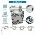 thumbnail image 6 of Teal Pine Tree Table Runner 72 Inches, Farmhouse Botanical Country Bed Runner Dresser Scarves Tabletop for Indoor Outdoor Parties/Ceremony/Banquet, 14" x 72", 6 of 8