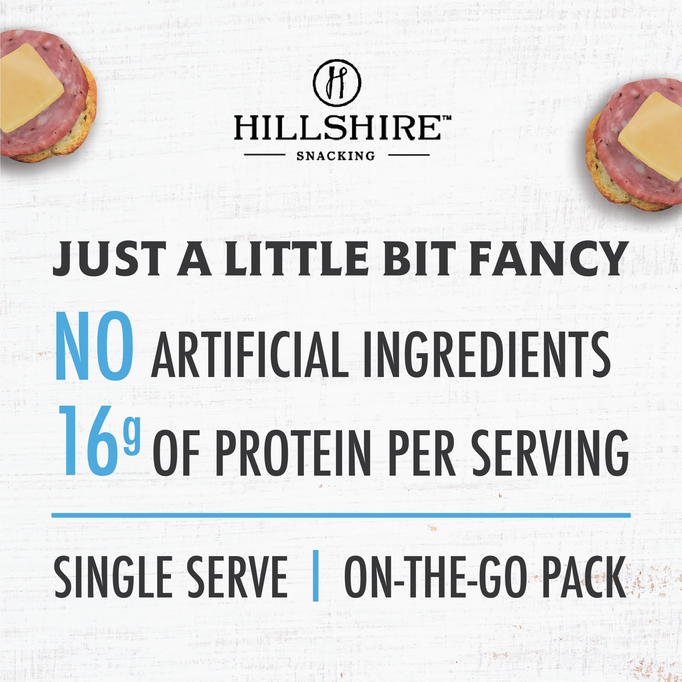 Hillshire Snacking Protein Italian Dry Salami and Gouda Cheese Snack Kit, 2.8 oz (Refrigerated)