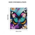 thumbnail image 3 of ZFLMY Butterfly Flowers Painting Canvas Wall Art Decor for Home Living Room Bedroom Office, Ready to Hang - Perfect Gift for Various Occasions 16x20in, 3 of 5