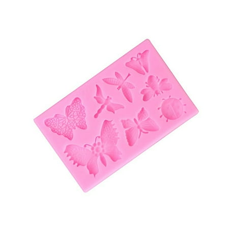

Insect Molds Nonstick Silicone Candy Chocolates Moulds DIY Soap Mold for Home Kitchen (Pink)