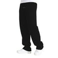 thumbnail image 7 of Mens Fleece Lined Sweatpants Large Size Wide Straight Leg Trousers Casual Loose Drawstring Sports Workout Joggers Pants Cargo Pant XL, 7 of 7