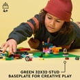 thumbnail image 3 of LEGO Classic Green Baseplate, Square 32x32 Stud Foundation to Build, Play, and Display Brick Creations, Great for Grassy Nature Landscapes, 11023, 3 of 7