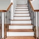 thumbnail image 1 of Pegatinas de Escalera Autoadhesivas Uxcell, 6 Piezas de Pegatinas de Vinilo para Decoración de Escalones, Blancas, 1 of 5