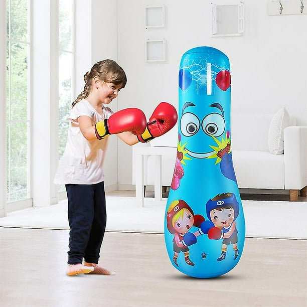 Saco de boxeo para ninos juguetes de boxeo derechos libres de 125cm compatibles con Fitness para ninos Stan gratuito Walmart en linea