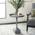 thumbnail image 2 of SAFAVIEH Corvus Round End Table, Dark Grey, 2 of 8
