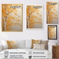thumbnail image 4 of Designart "American Basswood Forest in Yellow II" Landscapes Framed Wall Art - Country Yellow Tree Hallway Framed Wall Art Decor, 4 of 6